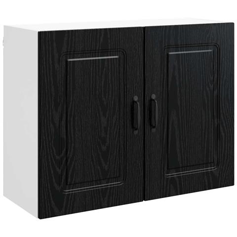Mobile da cucina con porta Kalmar Rovere Nero 80 x 31 x 60 cm - Foto 1