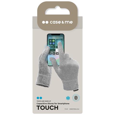 Touch Guanti Unisex Grigio - Foto 2