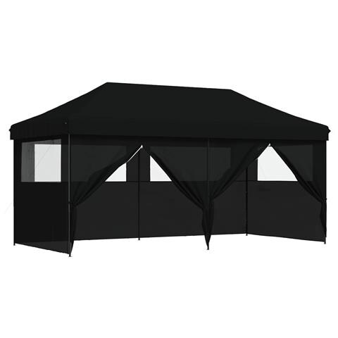 Tenda Party Nero 292 x 580 x 315 cm Tessuto Oxford - Foto 1