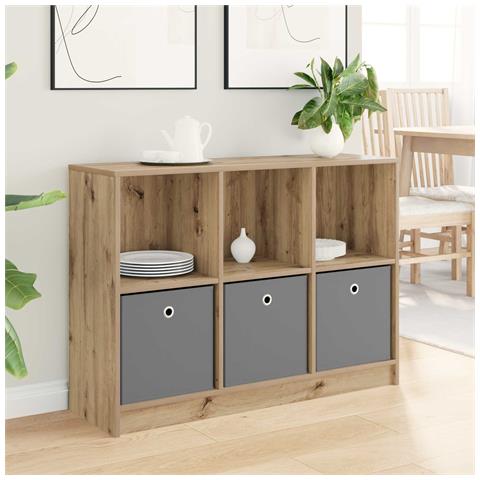 Credenza con cassetto Rovere artigianale 102 x 32 x 73,5 cm - Foto 2