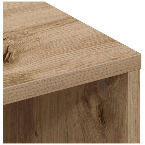 Credenza con cassetto Rovere artigianale 102 x 32 x 73,5 cm - Foto 9