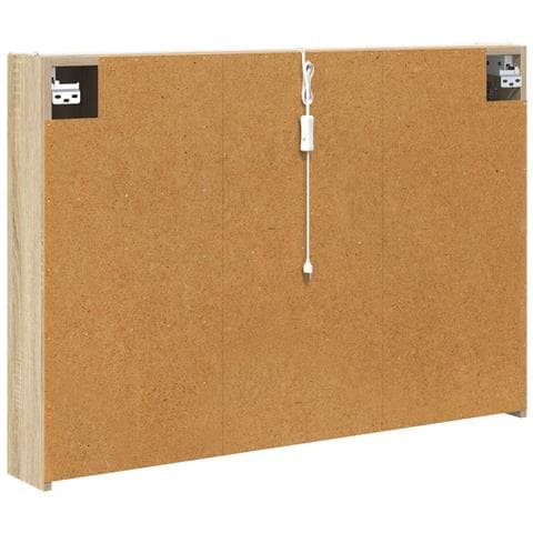 Mobiletto per specchio da bagno Rovere Sonoma - Foto 9