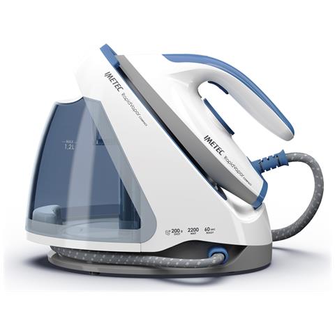 Rapidvapor Compact Ferro da Stiro Generatore di Vapore, Fino a 4,8 Bar Pump, 2200 W, Colpo di vapore da 200 g, Carica continua con serbatoio estraibile da 1,2 l, Leggero e Compatto - Foto 1