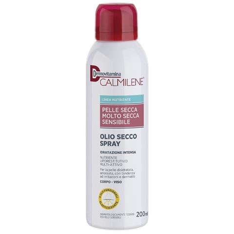 Dermovitamina Calmilene Olio Secco Spray Idratazione Intensa per Pelle Secca, Molto Secca e Sensibile 200 ml - Foto 1