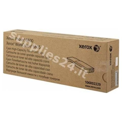 106R02229 Toner Originale Ciano per Phaser 6600 Capacità 6000 Pagine - Foto 4