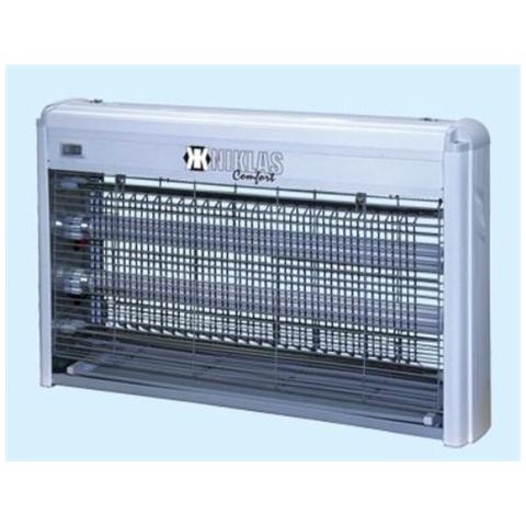 Sterminatore elettrico di insetti in alluminio con lampade neon 2x10 watt - Foto 3