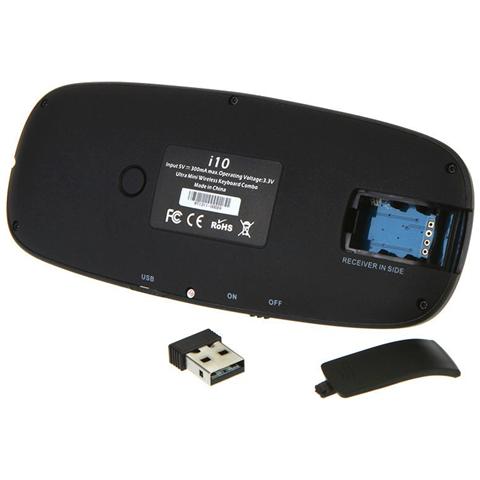Mini I10 Wireless (layout Italiano) Mini Tastiera Con Mouse Touchpad E Puntatore Laser Per Smart Tv, Mini Pc, Tv Box, Computer, Htpc, Console - Foto 3