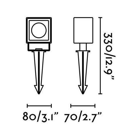 Faro 70151 - Sobek Led Lampada Del Proiettore Con Palo Nero - Foto 11
