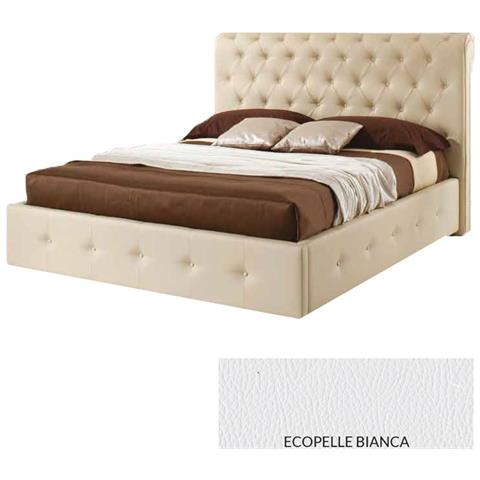 Letto Una Piazza E Mezza Peninsula Bianco Con Contenitore - Foto 1