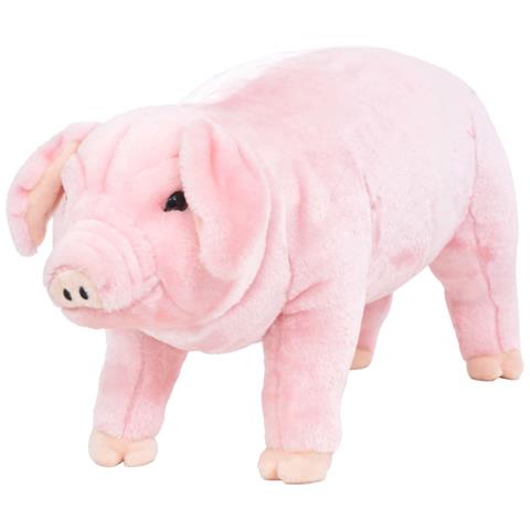 Maialino in Peluche in Piedi Rosa XXL - Foto 1