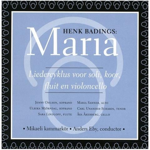 Audio Cd Mikaeli / Kammarkor, mikaeli Kammarkor - Maria - Foto 1