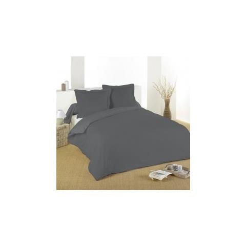 Bella Casa Alicia Hc44820010 Antracite Cotone Copripiumino Matrimoniale 260 X 240 Cm - Foto 1