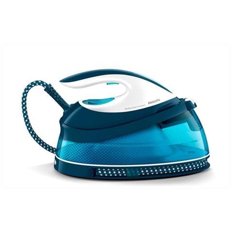 PerfectCare Compact Ferro da Stiro con Caldaia Continua Potenza 2400 Watt Colore Bianco / Blu - Foto 2