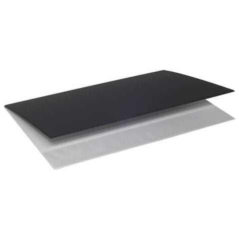 Sottomano Doppio Neon F. to 49x34,5 Cm In Plastica Morbida Soft-touch Nero 0107neo1000 - Foto 1
