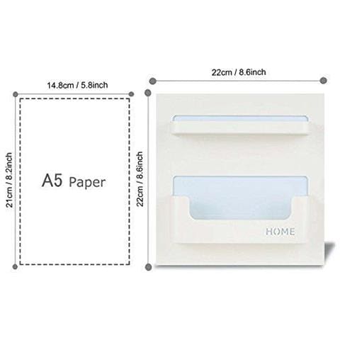 Facile Eco Life Comodino Shelf Accessori Organizer- Montaggio A Parete Auto Stick On Ideale Per Occhiali Isolamento Auricolare Telefono Cellulare Caricabatteria Manicure Kit - Foto 2