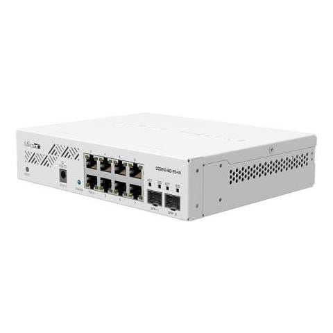 Cloud Smart Switch Css610-8g-2s+in - Switch - Smart - 8 X 10/100/1000 + 2 X 10 Gigabit Sfp+ - Desktop, An Rack Montierbar - Passives Poe - Gleichstrom (css610-8g-2s+in) - Foto 1