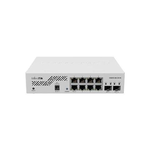 Cloud Smart Switch Css610-8g-2s+in - Switch - Smart - 8 X 10/100/1000 + 2 X 10 Gigabit Sfp+ - Desktop, An Rack Montierbar - Passives Poe - Gleichstrom (css610-8g-2s+in) - Foto 6