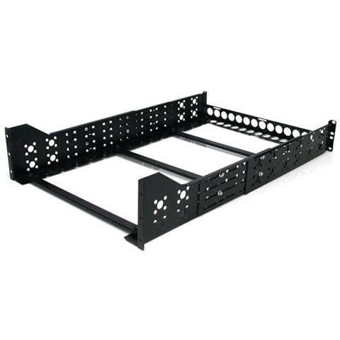 " Staffe Universali regolabili in profondità per Armadi e Rack da 19"" - 3U" - Foto 1