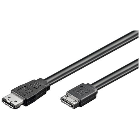 SATA, 0.5 m, Nero - Foto 1