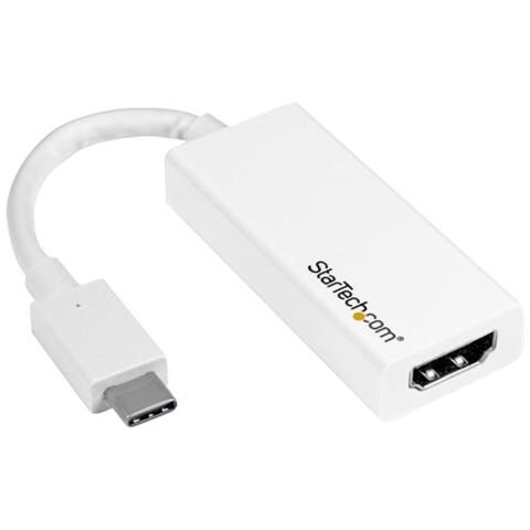 Adattatore video USB-C a HDMI - M / F - Ultra HD 4K - Bianco - Foto 1