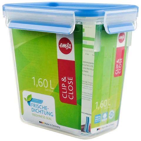 508543 recipiente per cibo Rettangolare Scatola 1,5 L Trasparente 6 pz - Foto 1