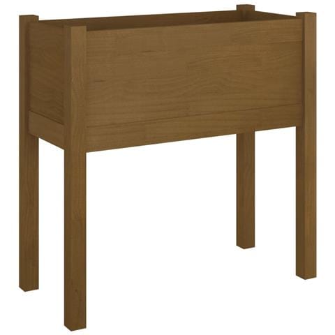 Fioriera da Giardino Miele 70x31x70 cm in Massello di Pino - Foto 2