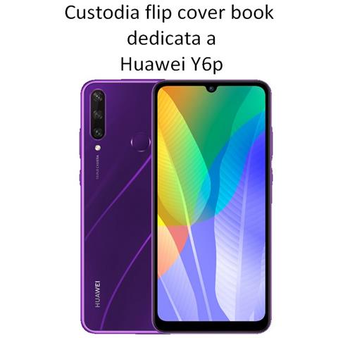 Smart Book Custodia Poket Silicone Flip Cover Case Per Huawei Honor 20 Black - Foto 2