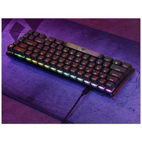 K65 Pro Mini Tastiera Usb Qwertz Tedesco Nero - Foto 3