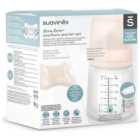 Confezione Biberon 180ml + Succhietto Zero, Zero -2m / 2m - Foto 1