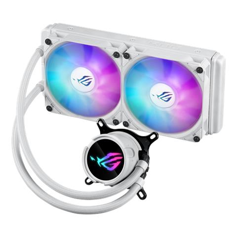 Raffreddatore a Liquido per CPU ROG Strix LC III 240 ARGB WHT aAll-In-One con Waterblock Ruotabile a 360° - Foto 2
