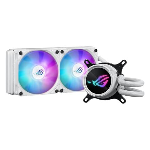 Raffreddatore a Liquido per CPU ROG Strix LC III 240 ARGB WHT aAll-In-One con Waterblock Ruotabile a 360° - Foto 1