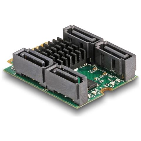 Convertitore M. 2 Chiave B+M maschio per 4 x SATA Maschio con RAID e HyperDuo - Foto 1