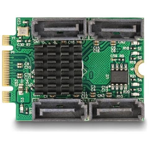 Convertitore M. 2 Chiave B+M maschio per 4 x SATA Maschio con RAID e HyperDuo - Foto 2
