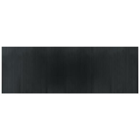Tappeto Rettangolare Grigio 100x300 Cm In Bambù - Foto 2