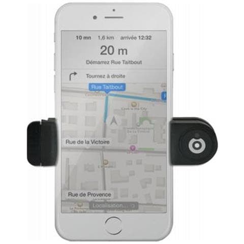 Supporto Auto Per Smartphone Regolabile Fissaggio Ventilazione, Nero - Foto 1