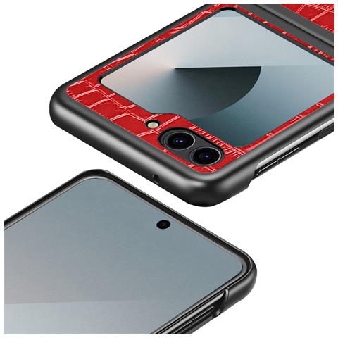 Cover Per Samsung Galaxy Z Flip6 Antimacchie Serie Crocs Wild - Foto 2