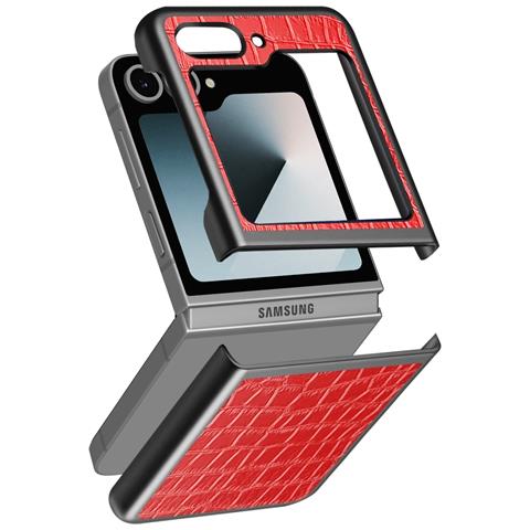 Cover Per Samsung Galaxy Z Flip6 Antimacchie Serie Crocs Wild - Foto 1