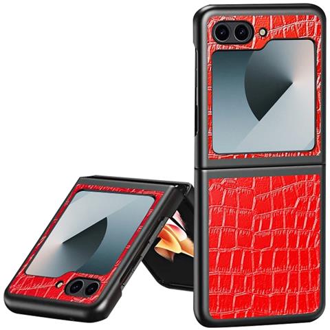 Cover Per Samsung Galaxy Z Flip6 Antimacchie Serie Crocs Wild - Foto 5