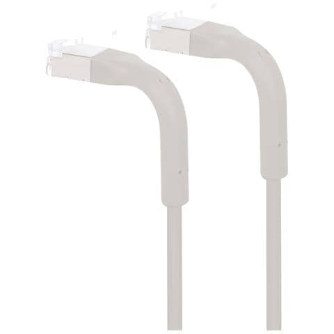 Cavo Di Rete Patch In Rame Cat. 6a F /ftp Pieghevole Flexiboot Slim Grigio 1 M - Foto 3