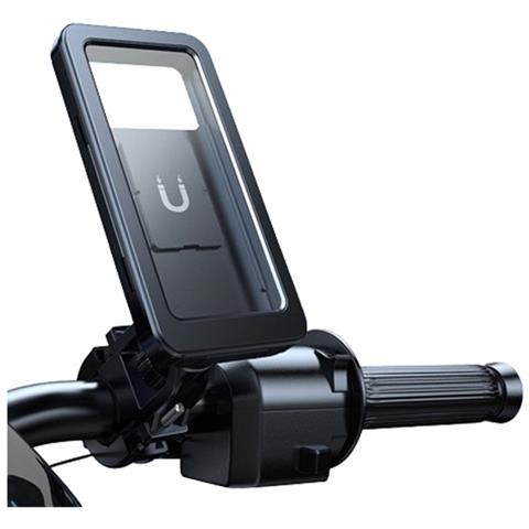 Supporto Per Telefono Magnetico Impermeabile Con Chiusura Completa Per Manubrio - Foto 1