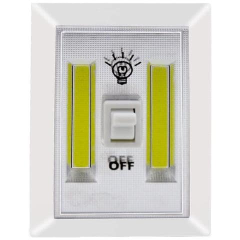 Lampada Led Cob Ricaricabile 6w Luce Emergenza Gancio Interruttore Te-b0214 - Foto 1