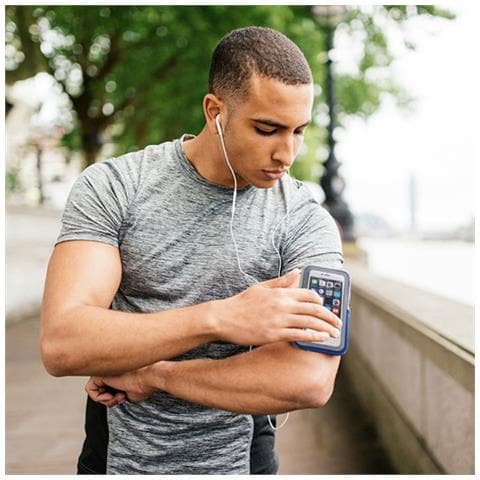 Fascia Da Braccio Sportiva Per Telefoni Sotto I 4,7 Pollici Black - Foto 2