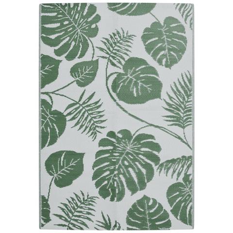 Tappeto Da Esterno Verde 140x200 Cm In Pp - Foto 2