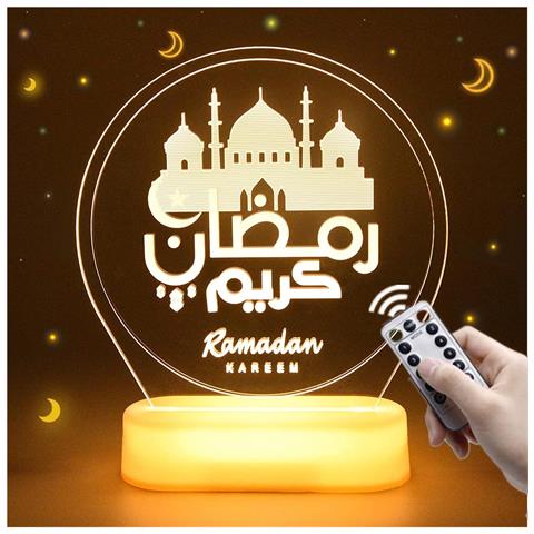 Ramadan Led, Bianco, 19,3 X 13 Cm - Foto 1