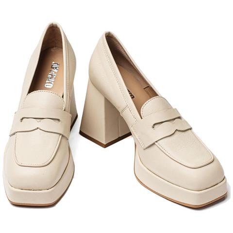 Greta Formal Scarpe Eleganti Pelle Scarpe Donna Beige Eu 41, 57101810 Nu - Foto 3