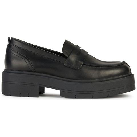 Spherica Ec7 Loafer Mocassino Pelle Di Mucca Scarpe Donna Nero Eu 39, D36vdi 00043 C9999 - Foto 2