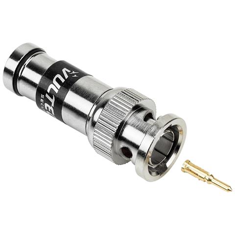 Connettore BNC Maschio a compressione per cavo RG59 mini - Foto 1