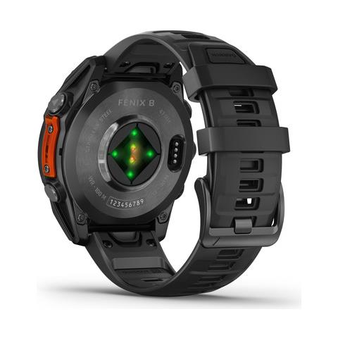Fenix 8 3,56 cm (1.4") AMOLED 47 mm Digitale 454 x 454 Pixel Touch screen Nero Wi-Fi GPS (satellitare) - Foto 2