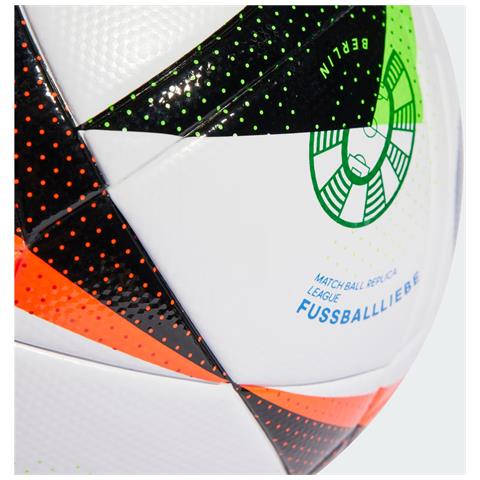 Football Euro24 Lge S In9367, Unisex, Bianca, 5 - Foto 2