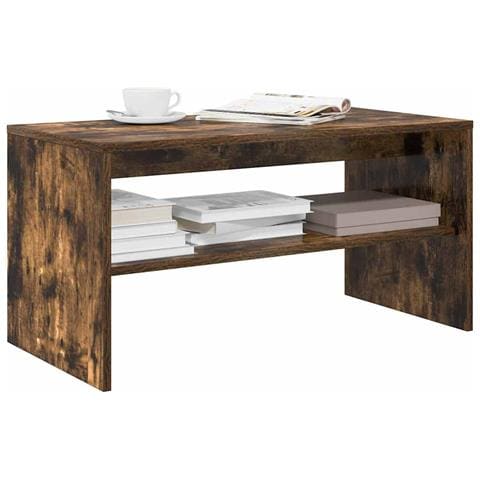 Mobile Porta Tv Rovere Fumo 80x40x40 Cm In Legno Multistrato - Foto 1